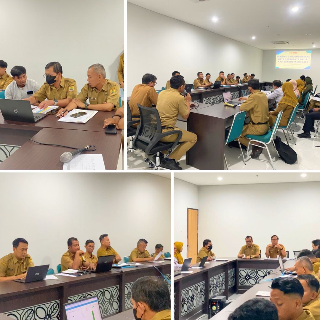 Pemkab Sragen Gelar Evaluasi dan Pemeriksaan Data e-Walidata SIPD Tahun 2025