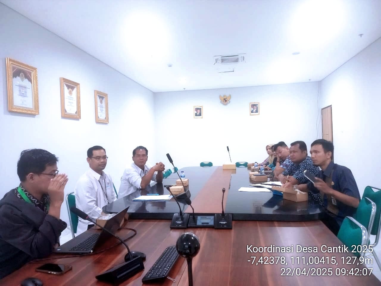 Rapat Koordinasi Pembinaan dan Pencanangan Desa Cantik (Desa Cinta Statistik)