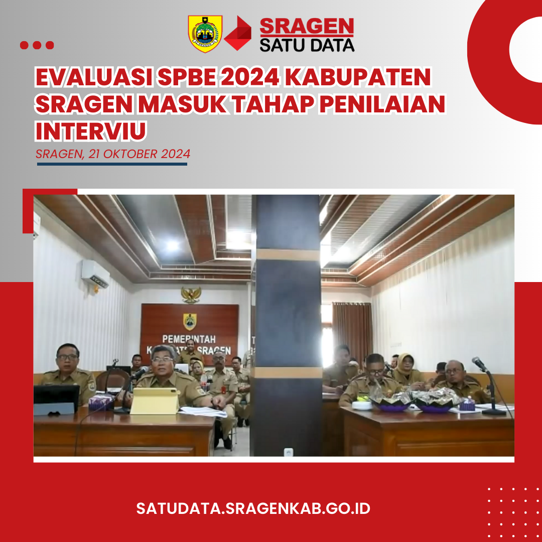 Evaluasi SPBE 2024 Kabupaten Sragen Masuk Tahap Penilaian Interviu